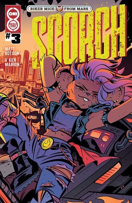 Cover Art for BIKER MICE FROM MARS SCORCH
