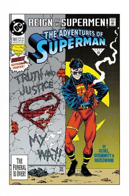 Cover Art for ADVENTURES OF SUPERMAN FACSIMILE EDITION
