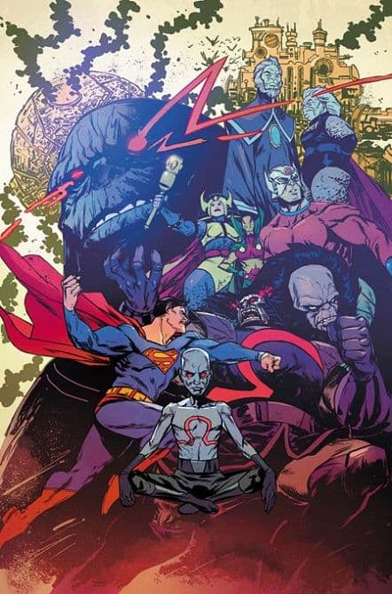 Cover Art for DC ALL IN SAGA DARKSEID VS THE WORLD