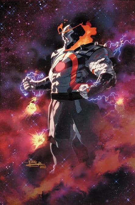 Cover Art for DC ALL IN SAGA DARKSEID VS THE WORLD