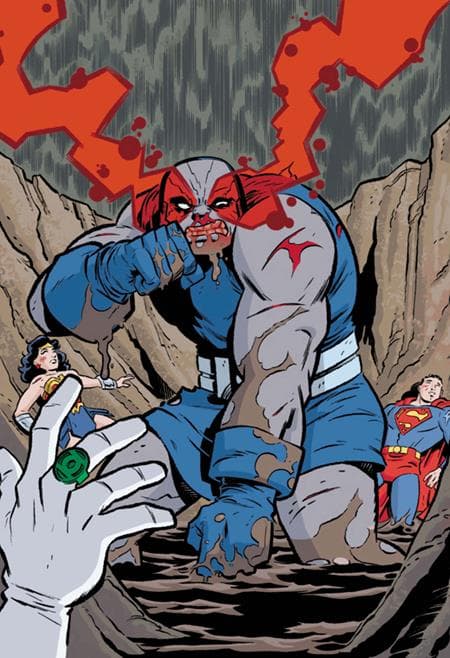 Cover Art for DC ALL IN SAGA DARKSEID VS THE WORLD