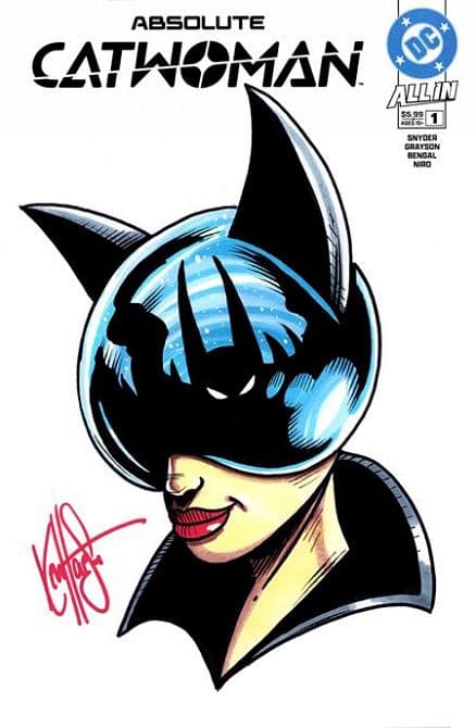 Cover Art for DF ABSOLUTE CATWOMAN