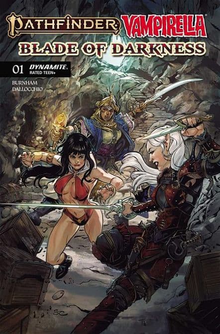 Cover Art for PATHFINDER VAMPIRELLA BLADE OF DARKNESS