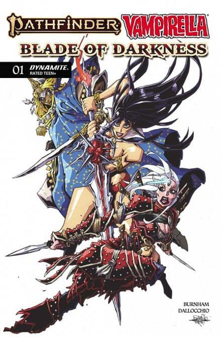 Cover Art for PATHFINDER VAMPIRELLA BLADE OF DARKNESS