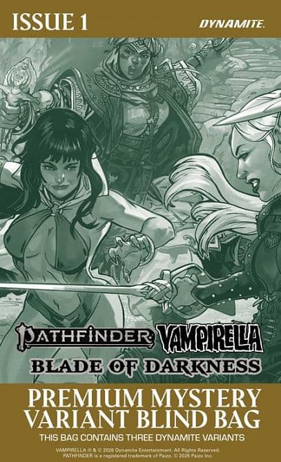 Cover Art for PATHFINDER VAMPIRELLA BLADE OF DARKNESS