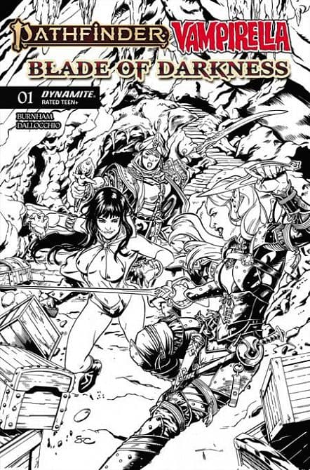 Cover Art for PATHFINDER VAMPIRELLA BLADE OF DARKNESS