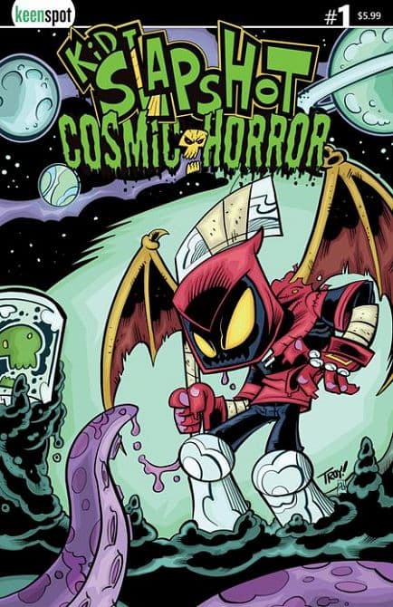 Cover Art for KID SLAPSHOT COSMIC HORROR