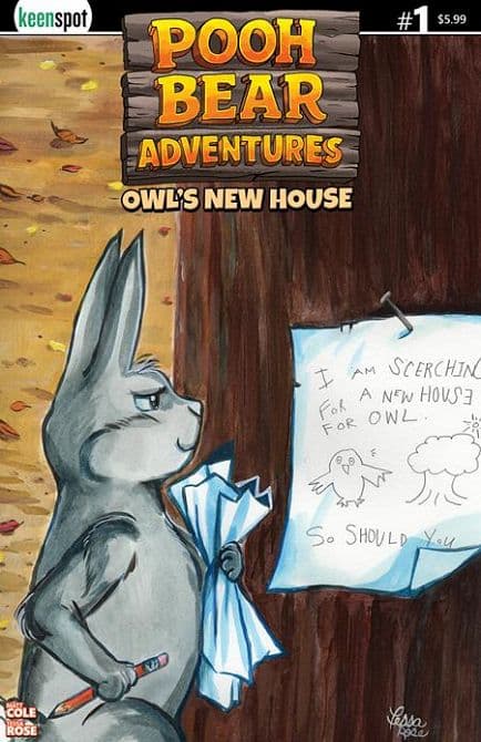 Cover Art for POOH BEAR ADVENTURES OWLS NEW HOUSE