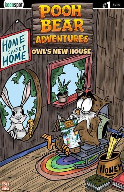 Cover Art for POOH BEAR ADVENTURES OWLS NEW HOUSE
