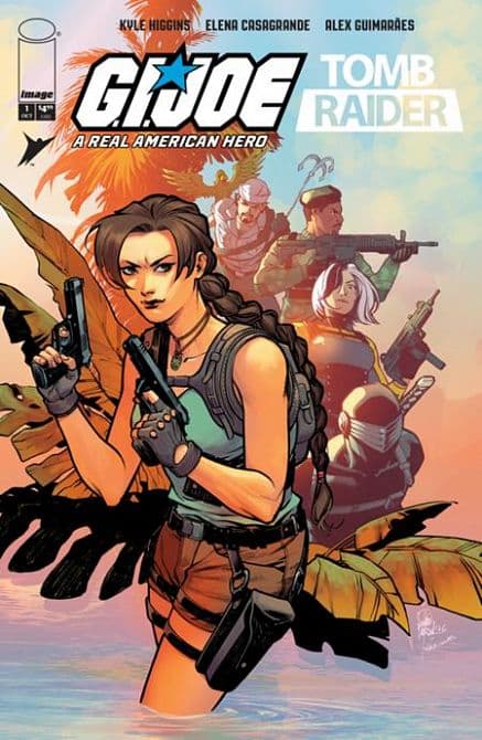 Cover Art for GI JOE A REAL AMERICAN HERO TOMB RAIDER