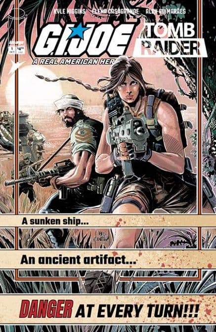 GI JOE A REAL AMERICAN HERO TOMB RAIDER #1 – Cvr D Inc 1: 25 Chris Mooneyham Vintage Joe Variant Cover