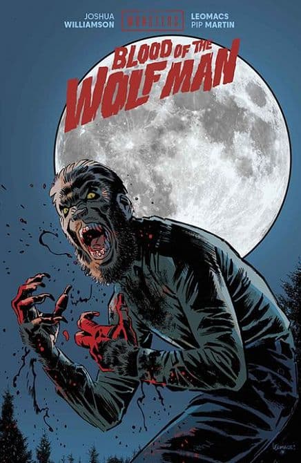 Cover Art for UNIVERSAL MONSTERS BLOOD OF THE WOLF MAN HC LEOMACS CVR