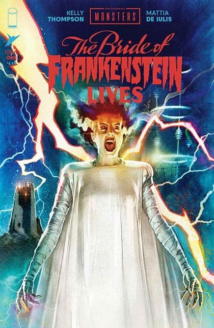 Cover Art for UNIVERSAL MONSTERS BRIDE OF FRANKENSTEIN LIVES