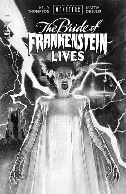 Cover Art for UNIVERSAL MONSTERS BRIDE OF FRANKENSTEIN LIVES