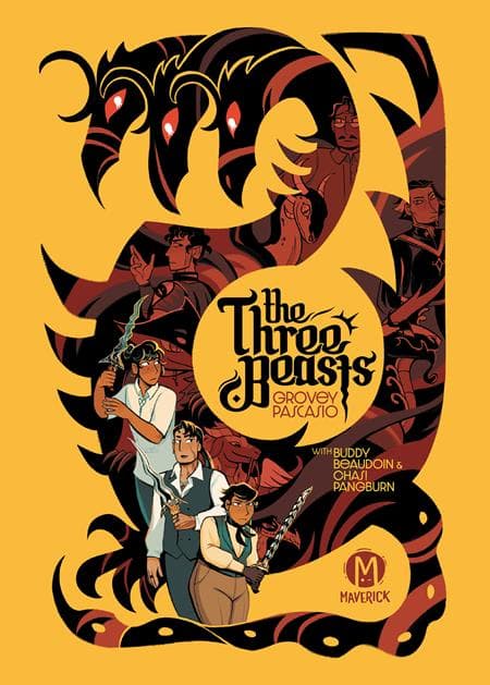 Cover Art for THREE BEASTS HC