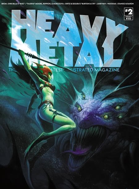 Cover Art for HEAVY METAL MAGAZINE #2 HC