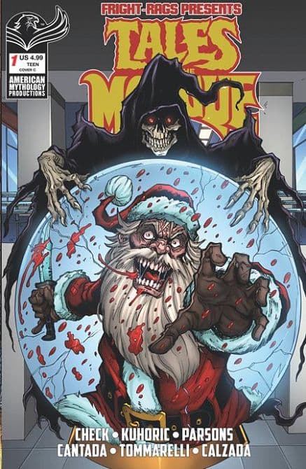 Cover Art for FRIGHT RAGS PRESENTS TALES FROM THE MORGUE