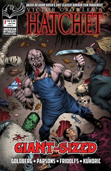 Cover Art for GIANT SIZED HATCHET HALLOWEEN