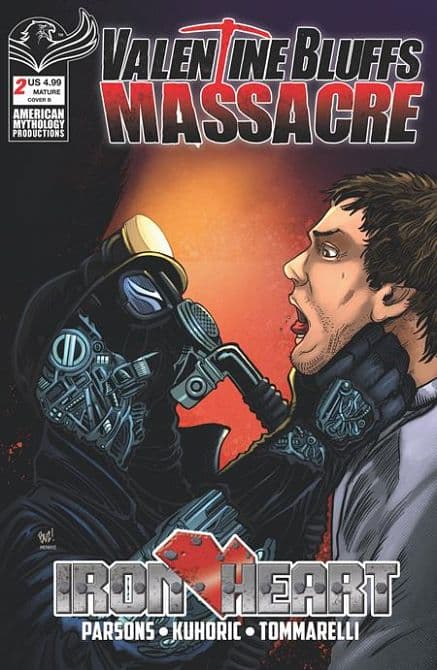 Cover Art for VALENTINE BLUFFS MASSACRE IRON HEART