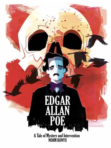 Cover Art for EDGAR ALLAN POE A TALE OF MYSTERY AND INTERVENTION HC
