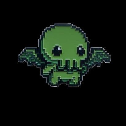Cover Art for TITAN MERCH ORIGINAL GAMING 8 BIT CTHULHU QUEST ENAMEL PIN BADGE