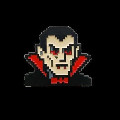 Cover Art for TITAN MERCH ORIGINAL GAMING 8 BIT DRACULA ENAMEL PIN BADGE