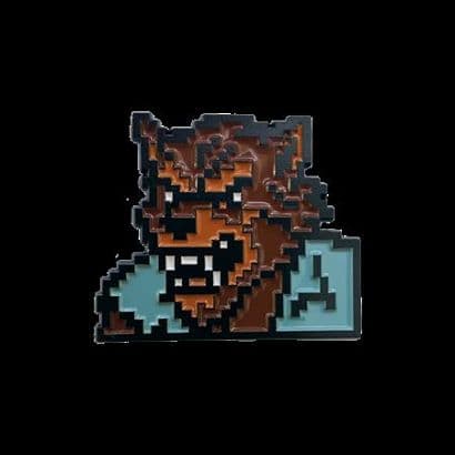 Cover Art for TITAN MERCH ORIGINAL GAMING 8 BIT WEREWOLF ENAMEL PIN BADGE