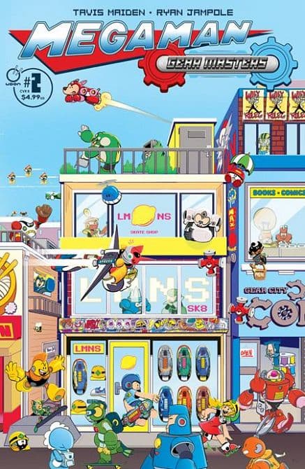 Cover Art for MEGA MAN GEAR MASTERS