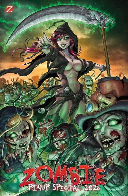 Cover Art for ZENESCOPE ZOMBIE PINUP SPECIAL 2026