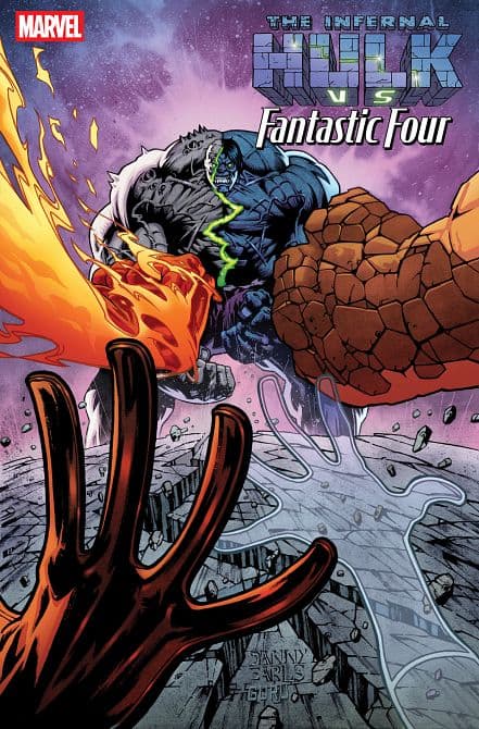 Cover Art for INFERNAL HULK VS. FANTASTIC FOUR