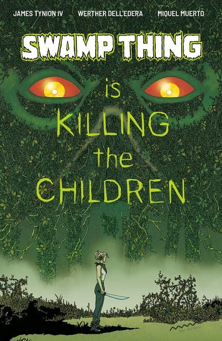 Cover Art for SWAMP THING IS KILLING THE CHILDREN