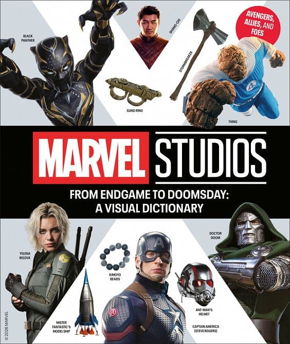 Cover Art for FROM ENDGAME TO DOOMSDAY A MARVEL STUDIOS VISUAL DICTIONARY AVENGERS, ALLIES, AND FOES HC