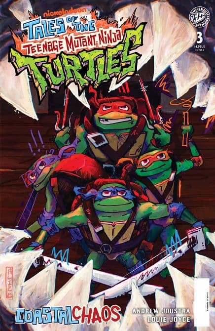 Cover Art for TALES OF THE TEENAGE MUTANT NINJA TURTLES COASTAL CHAOS