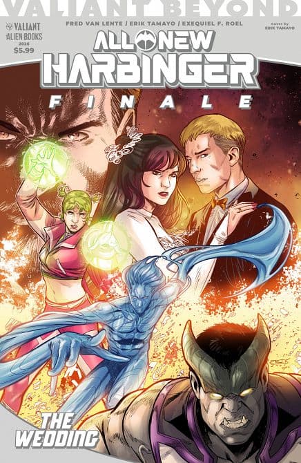 Cover Art for VALIANT BEYOND ALL-NEW HARBINGER FINALE--THE WEDDING COVER A ( TAMAYO )