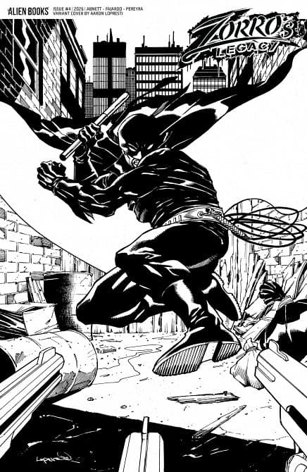 Cover Art for ZORRO'S LEGACY