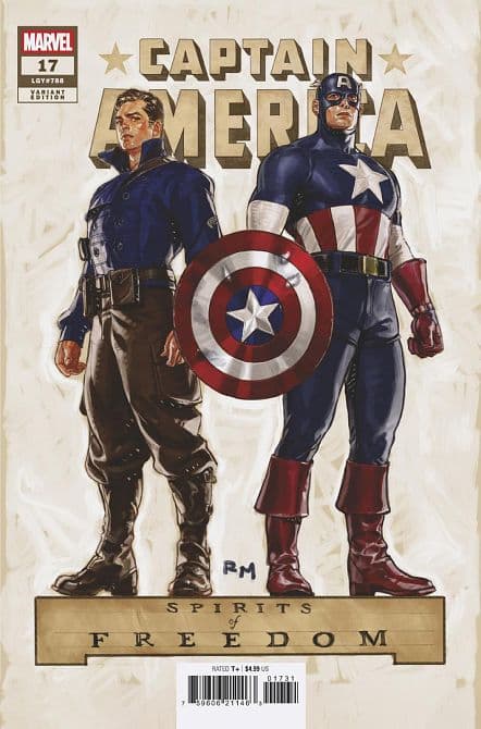 Cover Art for CAPTAIN AMERICA