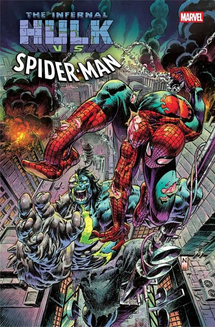 Cover Art for INFERNAL HULK VS. SPIDER-MAN