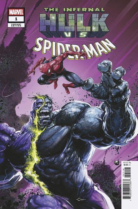 Cover Art for INFERNAL HULK VS. SPIDER-MAN