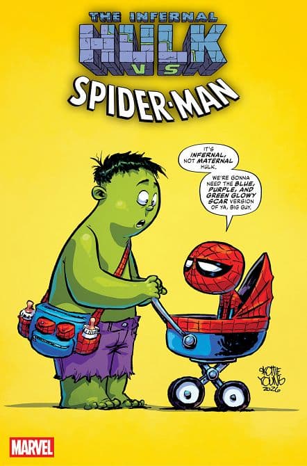 Cover Art for INFERNAL HULK VS. SPIDER-MAN