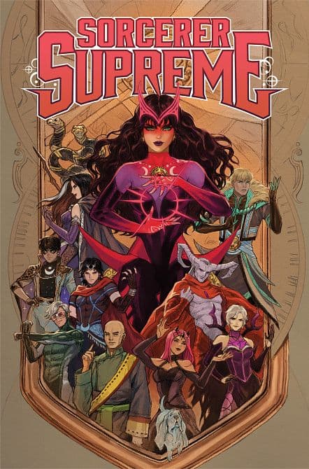 Cover Art for SORCERER SUPREME VOL. 01 RISE OF THE SCARLET WITCH TP