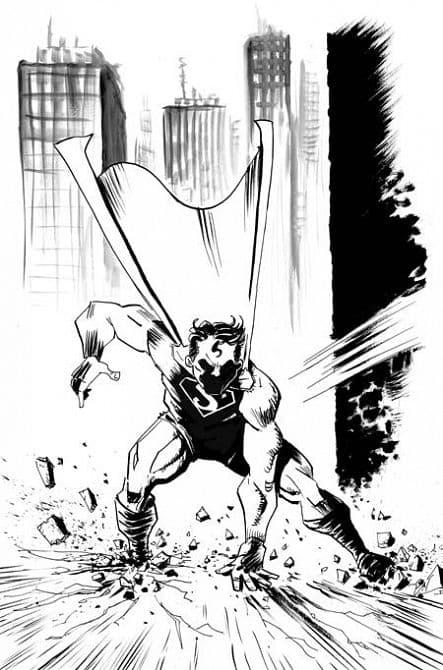 Cover Art for SUPERMAN THE STRANGER