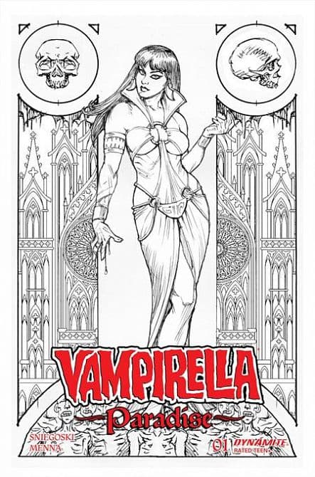 Cover Art for VAMPIRELLA PARADISE
