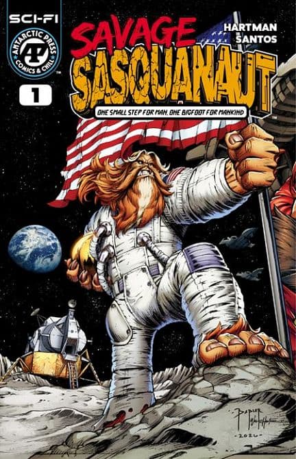 Cover Art for SAVAGE SASQUANAUT