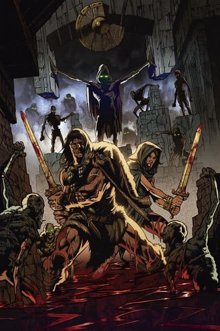 Cover Art for CONAN THE BARBARIAN TIDES OF THE TYRANT KING