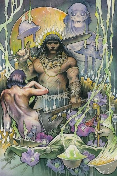 Cover Art for CONAN THE BARBARIAN TIDES OF THE TYRANT KING