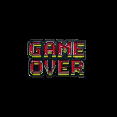 Cover Art for FP ORIGINAL GAMING GAME OVER ENAMEL PIN BADGE