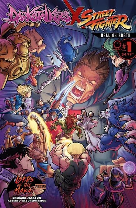 Cover Art for DARKSTALKERS X STREET FIGHTER HELL ON EARTH