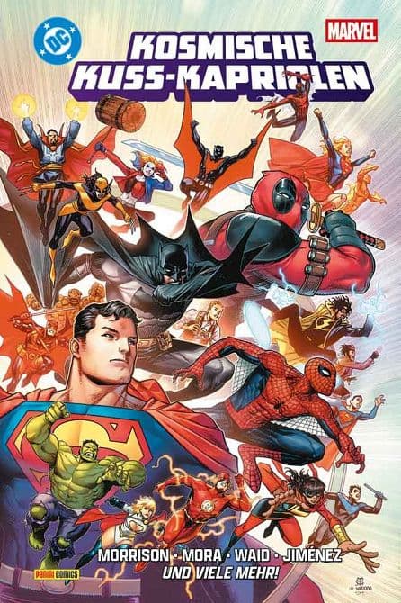 Cover Art for DC/MARVEL: KOSMISCHE KUSS-KAPRIOLEN ( HARDCOVER )