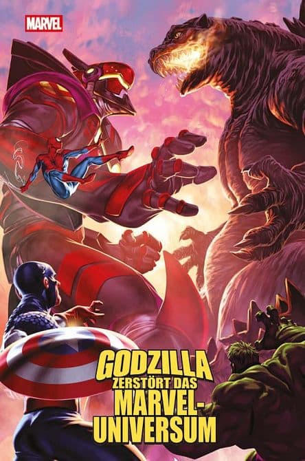 Cover Art for GODZILLA ZERSTÖRT DAS MARVEL-UNIVERSUM ( SOFTCOVER )