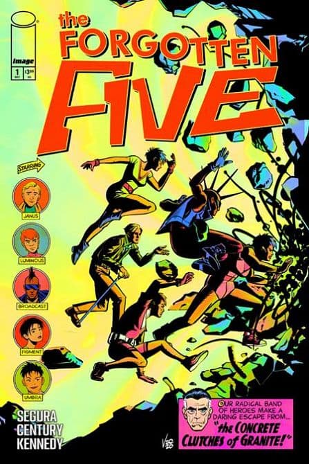 Cover Art for FORGOTTEN FIVE